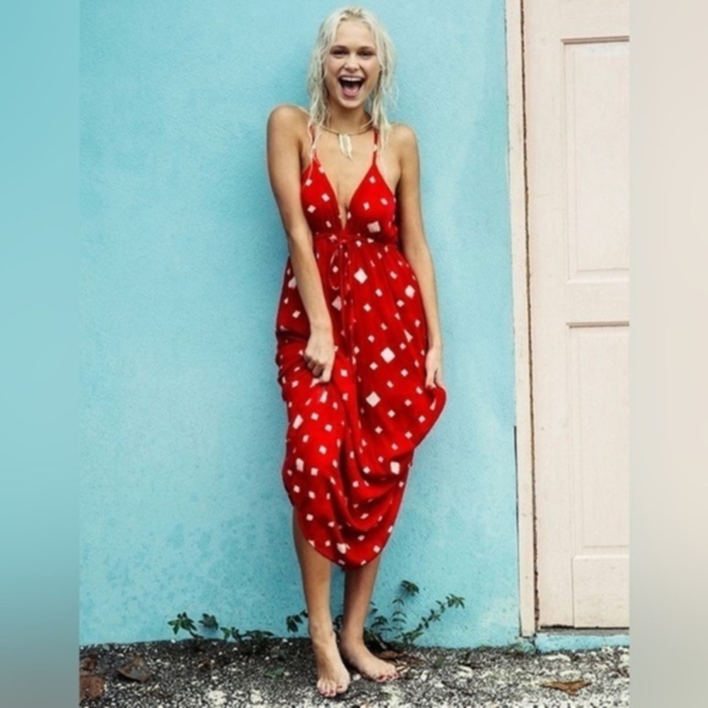 BILLABONG Womens Dont Mind Woven Maxi Dress